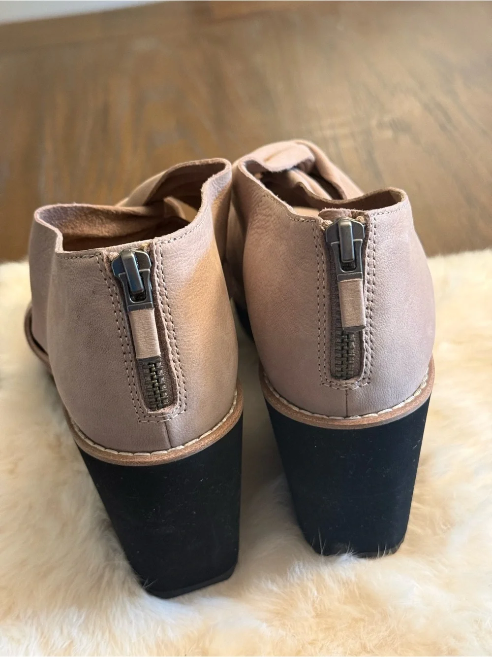 Eileen Fisher Raja platform wedge sandals 6.5